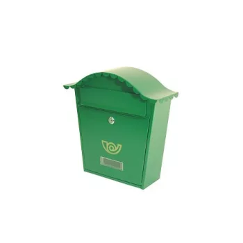 POSTALÁDA ZÖLD KEREK CSIPKÉS SÁBA 38*13,5*36 CM