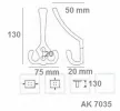 FOGAS FORMÁS KALAPTARTÓS SZ-NIKK.308983 AK7035 SN, 34-3