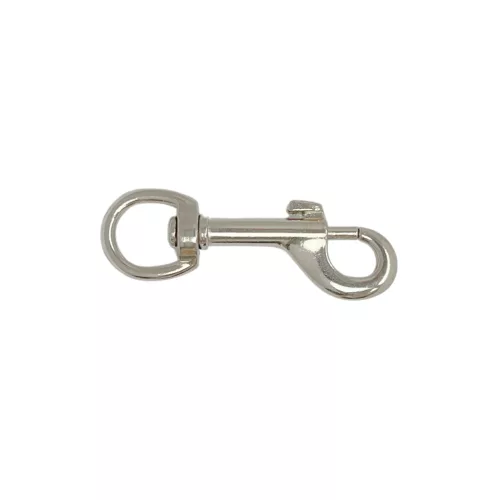 KARABINER DÍSZES RUGÓS 90 MM ACÉL KOE. EAST G.