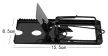 PATKÁNYFOGÓ RUGÓS FÉM HORG. 17*9CM 4407  MTO3BS,11356
