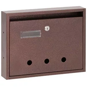 POSTALÁDA LÉPCSŐHÁZI BRONZ LEFELÉ NYÍLÓ RIO 35x27 CM