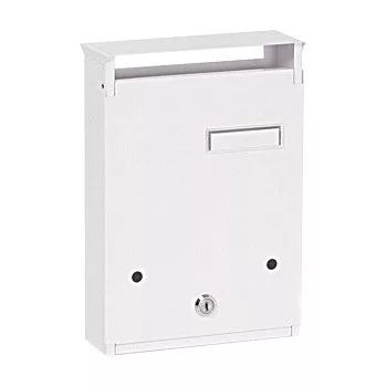   POSTALÁDA ÁLLÓ 2 BED.FEHÉR NÉVTART.SÓLY. 30*21 MINIMÁL Z