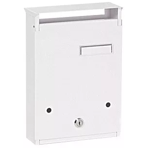 POSTALÁDA ÁLLÓ 2 BED.FEHÉR NÉVTART.SÓLY. 30*21 MINIMÁL Z