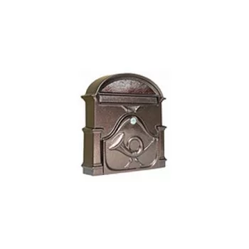 POSTALÁDA ÖNTÖTT   BRONZ KÜRTÖS V-400XL 40*30*11CM