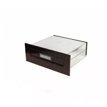 POSTALÁDA BEÉPÍTHETŐ BRONZ ÁLL.MÉLY.SÓLY 12*32*26-48C