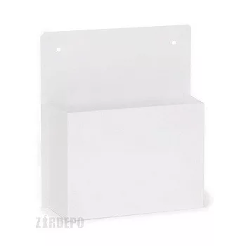 SZÓRÓLAPTARTÓ       NAGY,FEHÉR 33x30CM