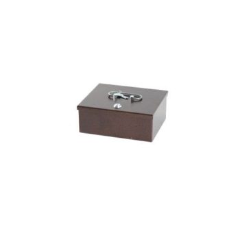 PÉNZKAZETTA         BARNA KÖZEPES 2.TIP 21*16*8CM