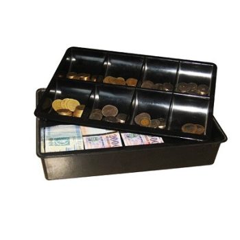 APRÓPÉNZTARTÓ  8 REKESZES  A/4   MŰANYAG 40*31*21CM 