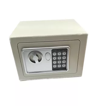 BÚTORSZÉF ELEKTRONIKUS FEKETE 2 KULCSOS 23X17X17CM