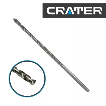   FÉMCSIGAFÚRÓ HOSSZÚ 4,0*119MM HSS DIN340 CRATER 10DB/CS. KÖSZÖRÜLT 
