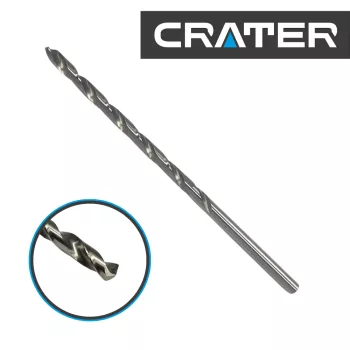   FÉMCSIGAFÚRÓ HOSSZÚ 6,0*139MM HSS DIN340 CRATER 10DB/CS. KÖSZÖRÜLT 