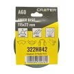 FIBER TÁRCSA 115*22MM A60 /ROTA SMIRG/ 5DB/CSOM CRATER 