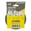 FIBER TÁRCSA 125*22MM A36 /ROTA SMIRG/ 5DB/CSOM CRATER