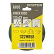 FIBER TÁRCSA 125*22MM A100 /ROTA SMIRG/ 5DB/CSOM CRATER 