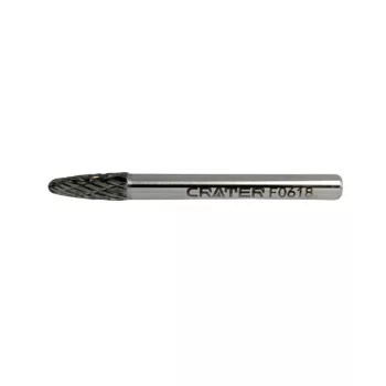  TURBÓMARÓ KEM.FÉM CSÚCSOS F-TIP.6X18X6MM CRATER BLISZTERES KEREK ORRÚ