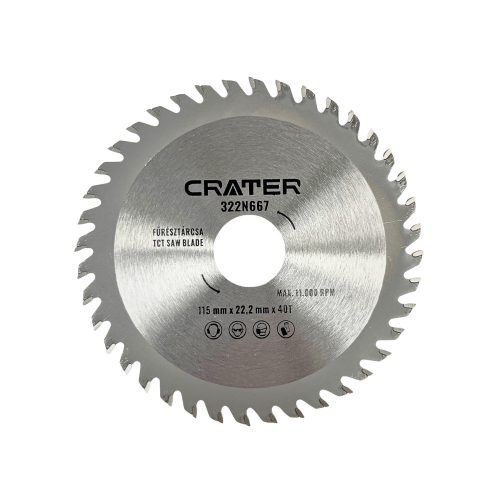 FŰRÉSZTÁRCSA  115*22,2MM  40FOG  TCT
