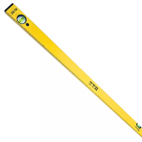 VÍZMÉRTÉK 2000 MM 3 LIBELLÁS PROFI CRATER PRO SÁRGA