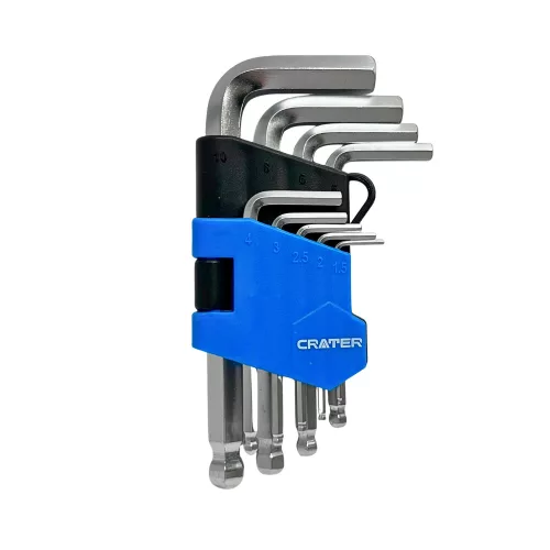 IMBUSZKULCS KLT. 1,5-10MM 9R. GÖMB VÉGŰ CRATER