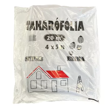 TAKARÓFÓLIA LÉTRÁZHATÓ 4*5M SZÜRKE  5DB/ 20 M2, 00129