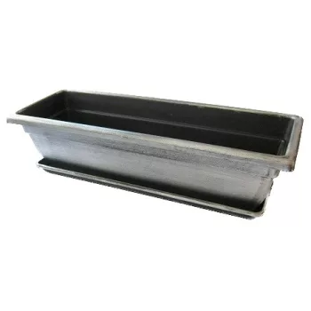 VIRÁGLÁDA 80CM TÁLCÁVAL ELIT SILVER 1180S