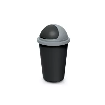 SZEMETES KUKA COMPACTA R ROLLER 50 L FEKETE/LÁGY SZÜRKE