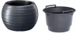 VIRÁGCSERÉP 400 MAZE ANTRACIT DBMZK400-S433 396X260X396MM