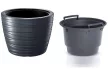 VIRÁGCSERÉP 500 MAZE ANTRACIT DLMZ500-S433 475X349X475MM
