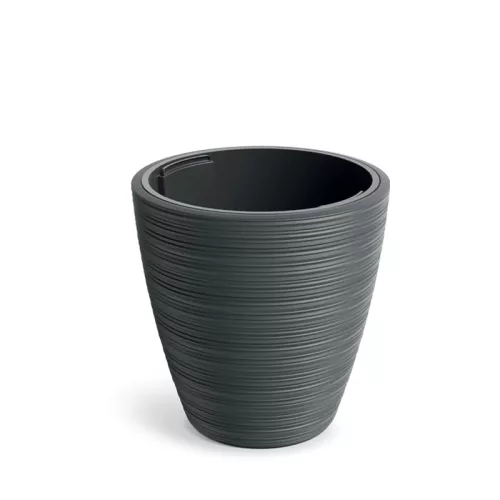 VIRÁGCSERÉP VENA 350 ROUND SÖTÉTSZÜRKE DBVR350-419U