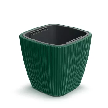 VIRÁGCSERÉP 400 ORO SQUARE FENYŐZÖLD DBOS400-2411U