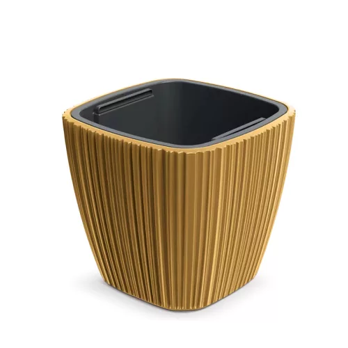 VIRÁGCSERÉP 400 ORO SQUARE MUSTÁR DBOS400-117U