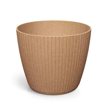 VIRÁGCSERÉP 400 LAMIA ROUND WOOD NATÚR DLAM400W-4665W