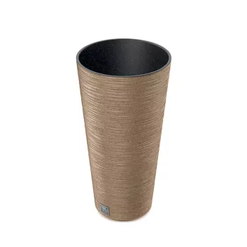 VIRÁGCSERÉP 300 FURU ROUND SLIM NATÚR DFRH300W-4665W