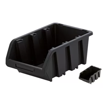 RAKTÁRI TÁROLÓ DOBOZ FEKETE TRUCK KTR20-S411 195X120X90MM