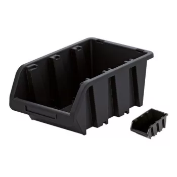   RAKTÁRI TÁROLÓ DOBOZ FEKETE TRUCK KTR40-S411 390X240X180MM