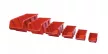 RAKTÁRI TÁROLÓ DOBOZ PIROS TRUCK KTR40-3020 390X240X180MM