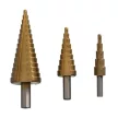 LÉPCSŐS FÚRÓ KLT. 3RÉSZ. 4-32 MM-IG TITÁN BEV. 2533 FASTER TOOLS FT216-01