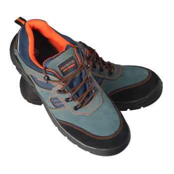   MUNKACIPŐ VELÚR ZÖLD-FEKETE-NARANCS 43 8251 PROTECT2U P520-58