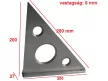 SZÖGELLENÖRZŐ TALPAS 200/200MM 9°/45° SZALKAI