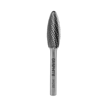   TURBÓMARÓ KEMÉNYFÉM CSÚCSÍVES 12x32x6 MM H TÍPUS GRAPHITE