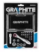 BIT KÉSZLET 26 RÉSZES SZÍNKÓDOS RACSNIS MINI HAJTÓKARRAL  GRAPHITE