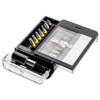 BIT KÉSZLET 15 RÉSZES SZÍNKÓDOS GRAPHITE