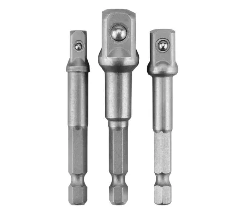 DUGÓFEJ ÁTALAKÍTÓ HEX 3R. 1/2"1/4"3/8" GRAPHITE