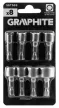BITSZÁR KÉSZLET 8 RÉSZES MÁGNESES M5-M6-M7-M8-M9-M10-M11-M13 MM 1/4" GRAPHITE