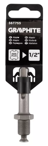 ADAPTER FÚRÓKALAPÁCSHOZ 1/2" TOKMÁNYHOZ SDS+ GRAPHITE