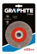 KŐRKEFE  125*20MM                   INOX GRAPHITE
