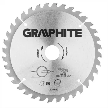 KŐRFŰRÉSZLAP   205*30MM   HM   36FOG GRAPHITE