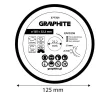 GYÉMÁNT VÁGÓKORONG 125*22,2M VIZES GRAPHITE