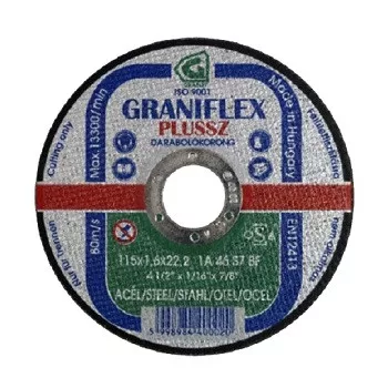 VÁGÓKORONG FÉMRE  INOX  GRANIFLEX  40436 125*1*22