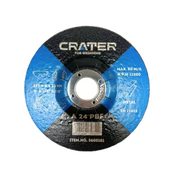 TISZTÍTÓKORONG FÉMRE         B.S. CRATER 125x6x22,2