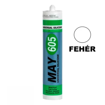   SZILIKON TÖMÍTŐ RAGASZTÓ FEHÉR 280 GR MAY605 UNIVERZÁLIS